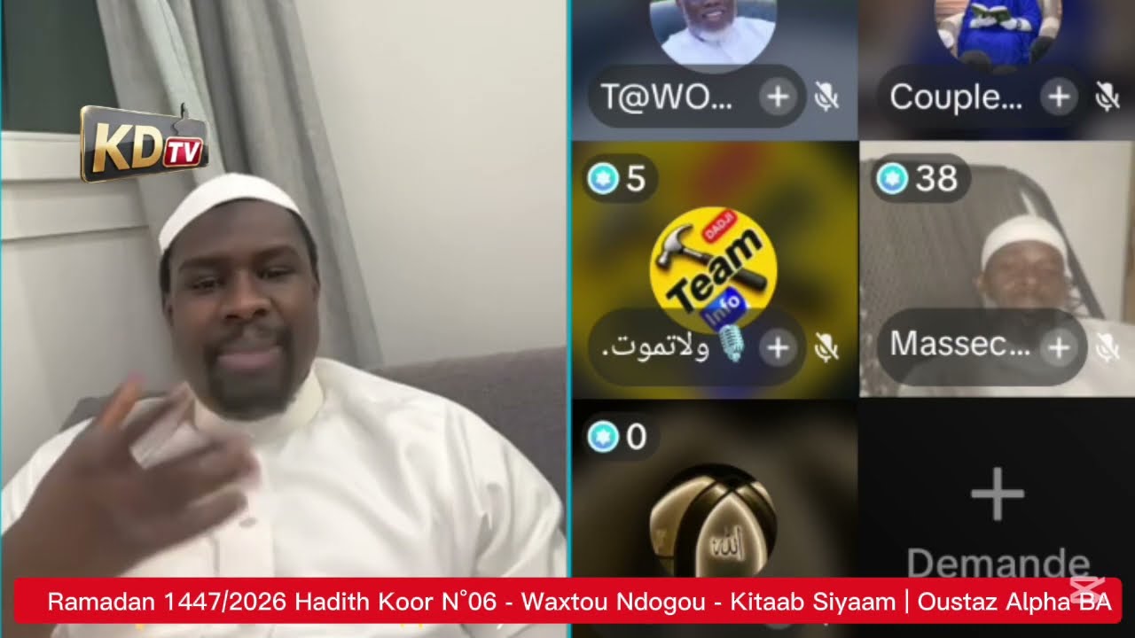 Hadith Koor N°06 - Waxtou Ndogou Ak Yi Gnou Sopou Ci dog Koor || Oustaz Alpha BA 