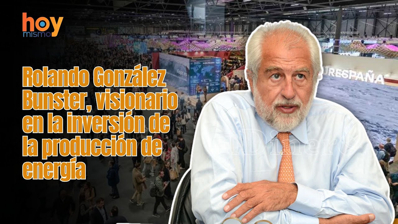 Don Rolando González Bunster, visionario en la inversión de la producción de energía.