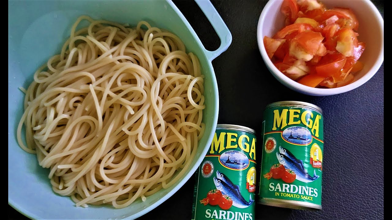 Sardines Pasta (Spaghetti Sardines) - Recipe # 380
