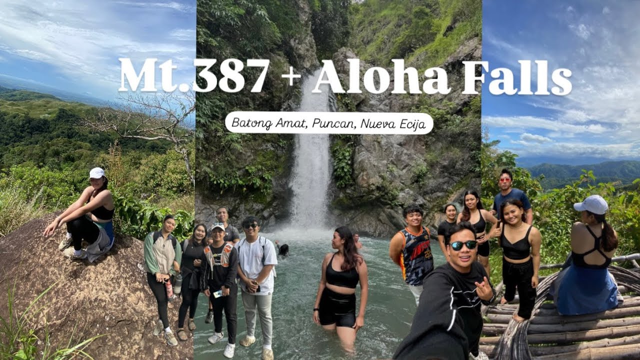 First hike to Mt.387 + Aloha Falls at Batong, Amat, Puncan, Nueva Ecija 🥾⛰️🇵🇭🫶