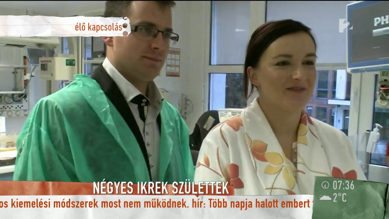 A debreceni négyes ikrek édesapja is négyes ikerként született - tv2.hu/mokka