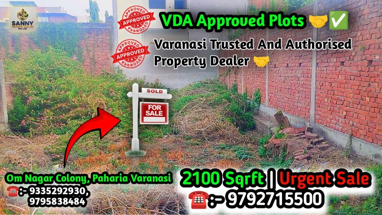 Residential Plot for Sale in Om Nagar Colony, Paharia, Varanasi &ndash; VIP Area | All Amenities Availa...