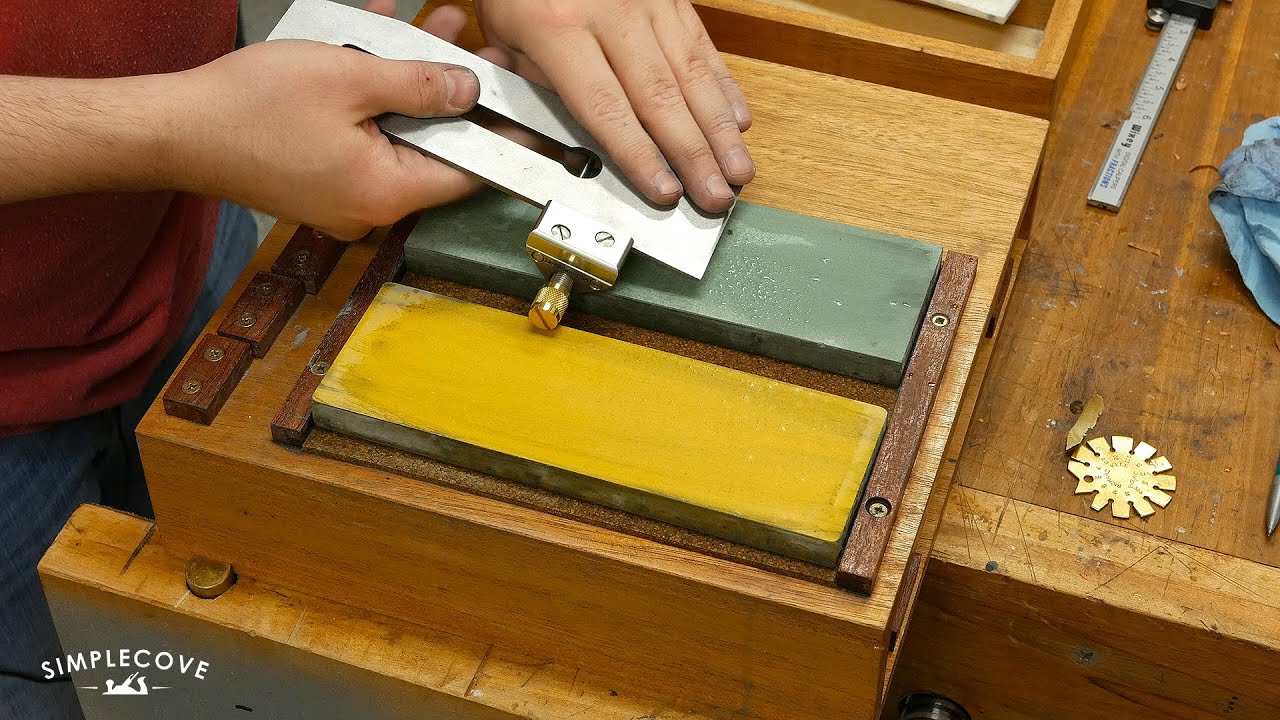 How To Sharpen A Brand New Chisel And Plane Iron | Woodworking How-To