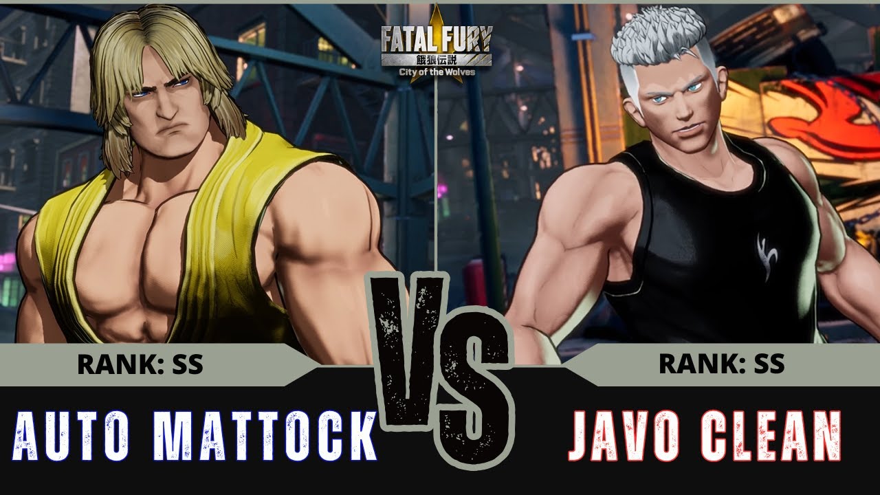 FF:CotW🐺AUTO MATTOCK (Ken Masters) vs JAVO CLEAN (Dong Hwan)⭐Replay Match - FATAL FURY: CotW - 08/25