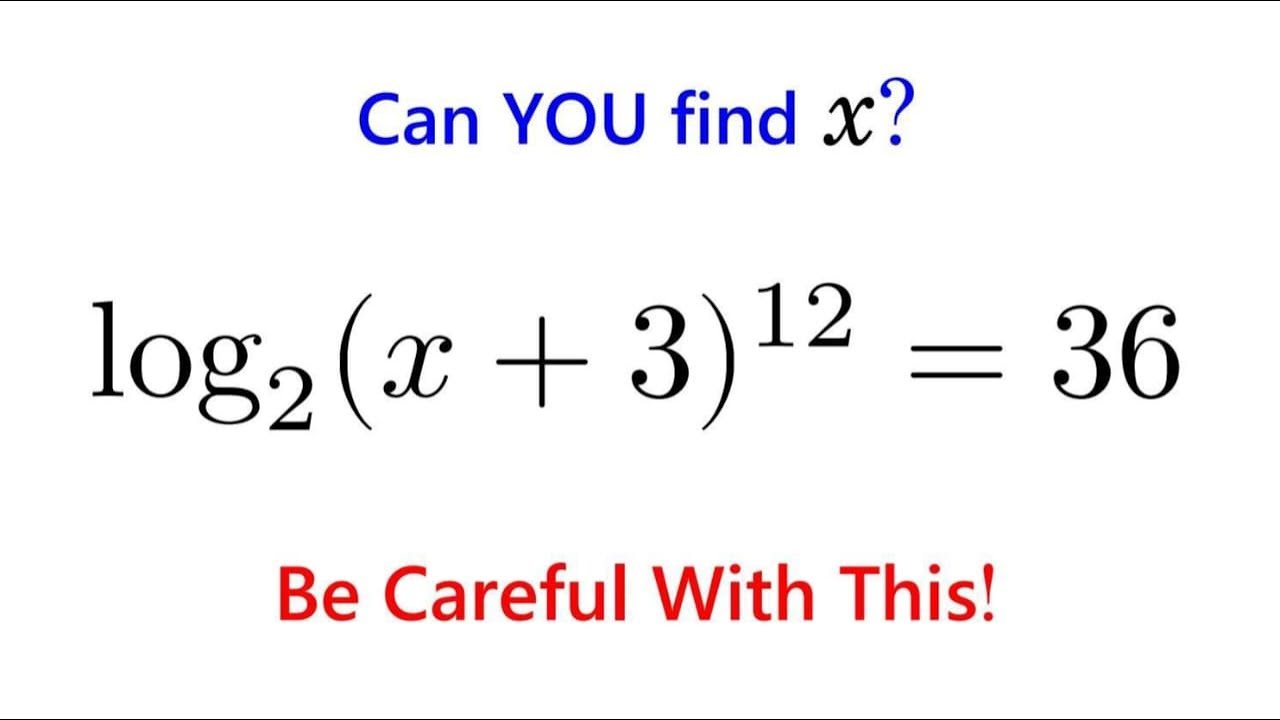Most Students FAIL This Log Problem. Can You Solve It Correctly?