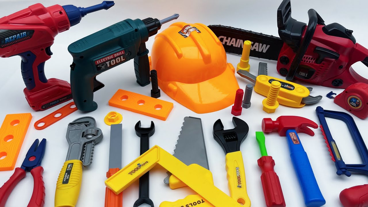 11 min to open the box, satisfied with the electric screwdriver, screw assembly toolbox | Toy Review