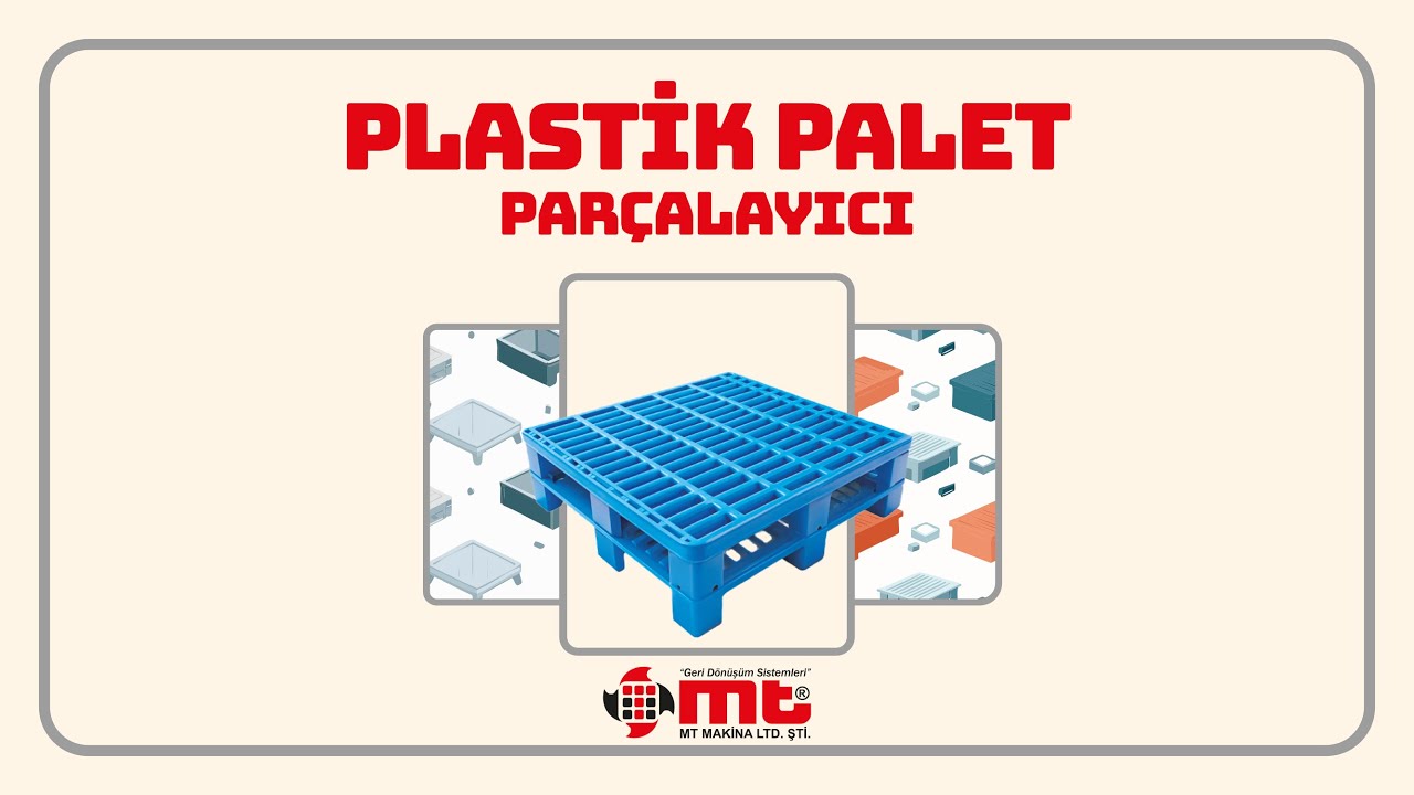 Plastic Pallet Shredding Machine  | Plastik Palet Parçalama Makinesi