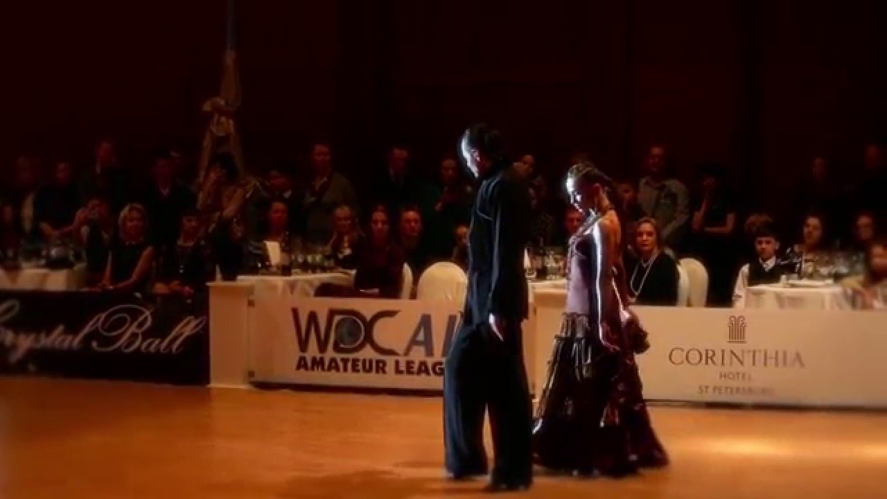 Slavik Kryklyvyy and Karina Smirnoff at Crystal Ball 2016 Saint-Petersburg, Russia