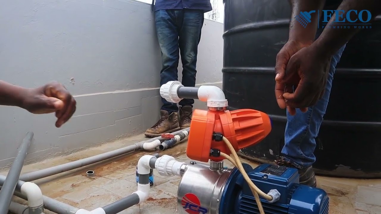 Domestic Water Pump Installation by Feco Plumbing Works