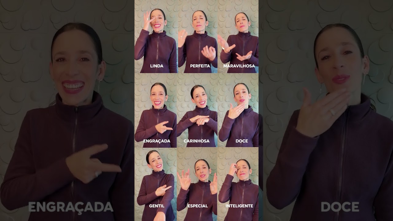 Como Elogiar em Libras? 💜 | D&eacute;bora Libras