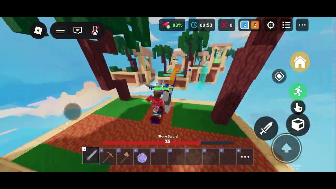 Finishing my whisper contract in Roblox BedWars