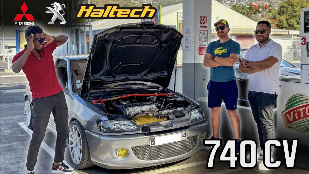749 HP PEUGEOT 306 SWAP 4G63 MITSUBISHI ÉVO 6 🤯😈 (By Jo Prépa) 🇷🇪