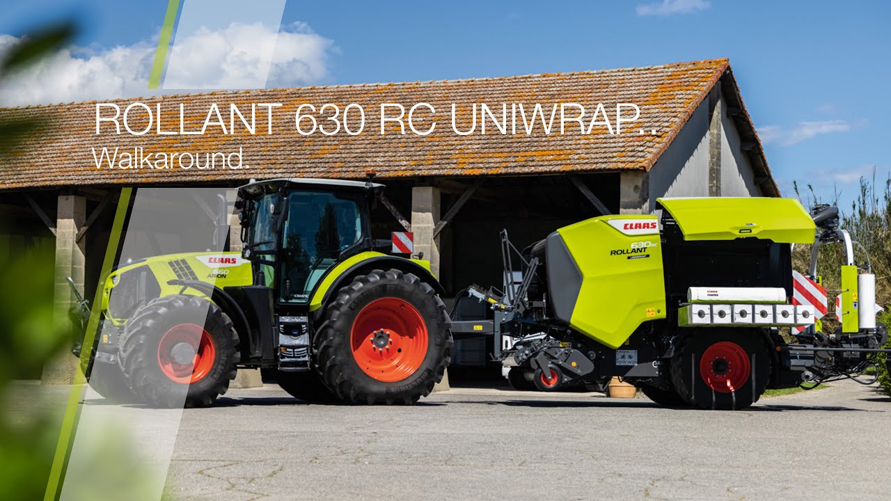 CLAAS | New ROLLANT 630 RC UNIWRAP. Walkaround.