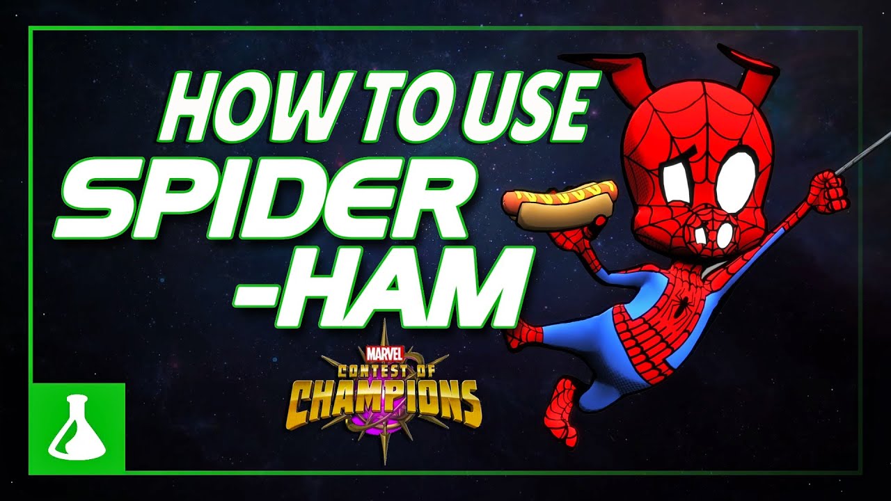 How To Use SPIDER HAM Easily [ Degeneration Counter ] | Marvel Contest Of Champions