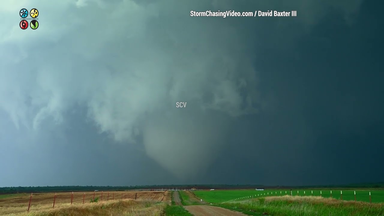 Huge Tornado in Olustee, OK - 5/23/2024