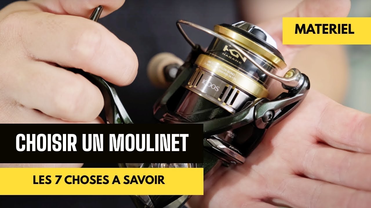 Choisir son moulinet spinning : 7 points importants à prendre en compte.