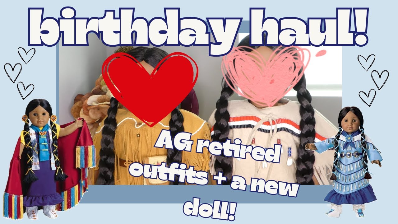 Which Kaya do I pick for my bday!? Retired American Girl Haul! 5 outfits + accessories + a new doll!