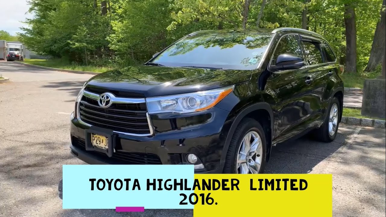 toyota highlinder 2016 limited, una de las mejores utilitarias en el mercado