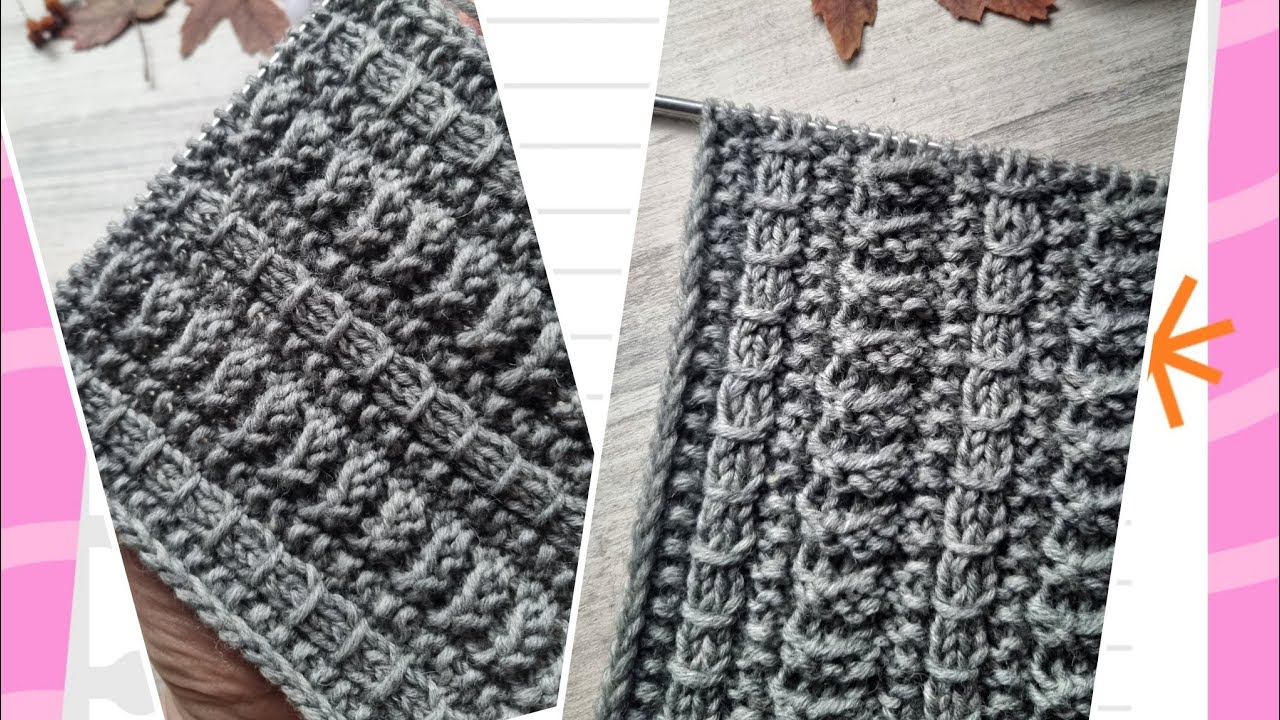 Фантастически рельефный узор спицами ❤️ knitting pattern. 