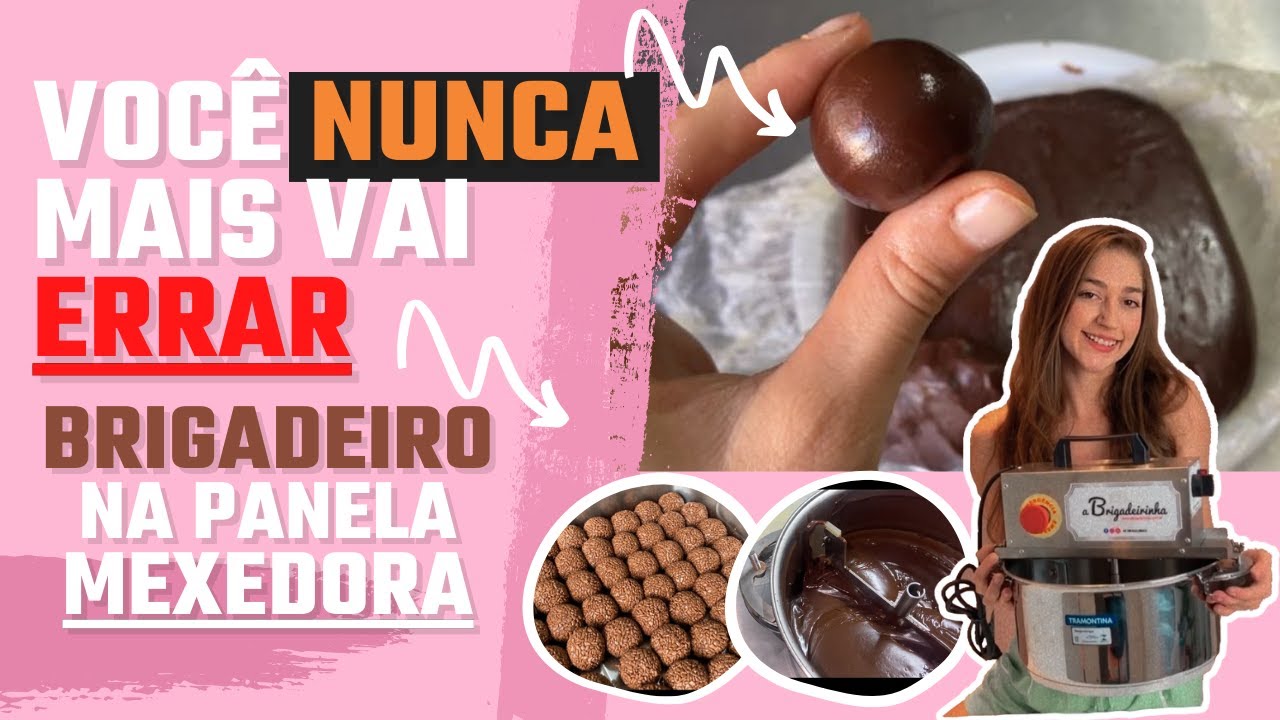COMO FAZER  UM BRIGADEIRO PERFEITO NA PANELA MEXEDORA DE RECHEIOS