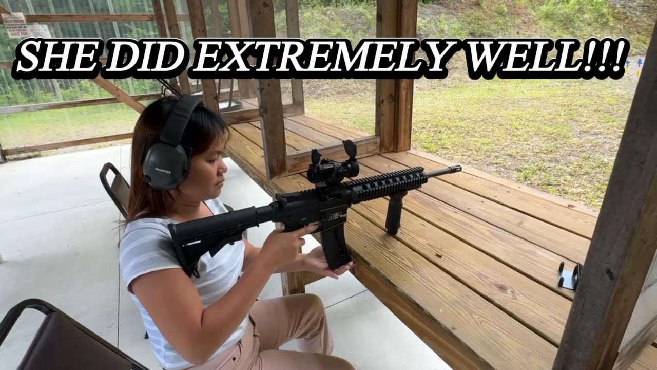 My Wife Shot A Rifle For The First Time Ever