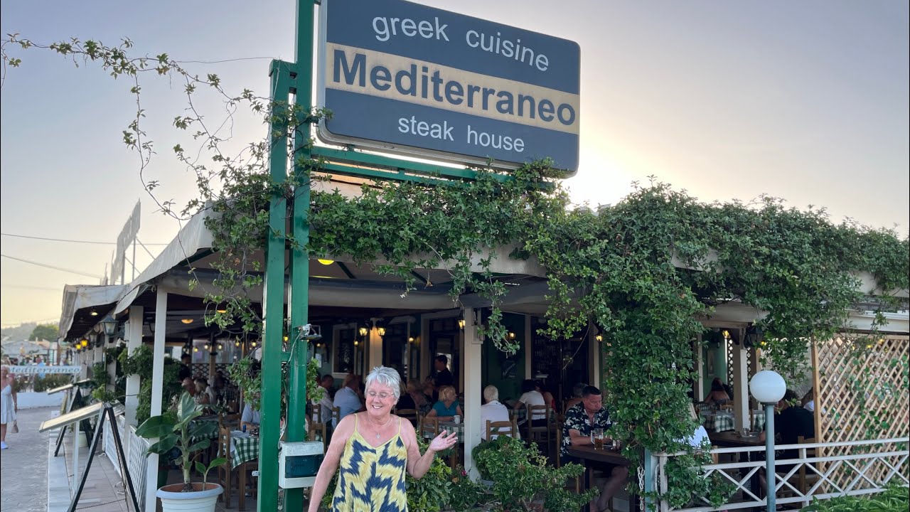 Mediterraneo restaurant in Sidari, Corfu. Fabulous food. @jet2com 