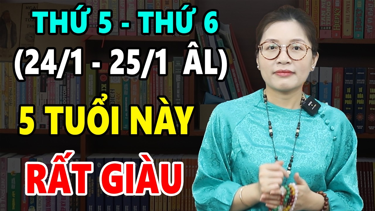 Đúng 2 ngày tới (24/1–25/1 âm lịch), 5 con giáp được Thần Tài gọi tên, trúng lộc lớn bất ngờ!