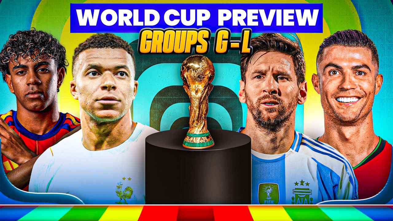 The COMPLETE World Cup Group G-L PREVIEW: Every Team Analyzed!