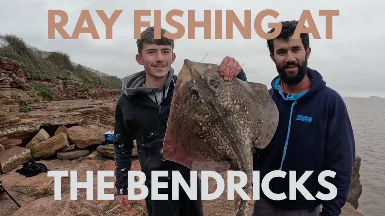 Ray fishing at the Bendricks, South Wales