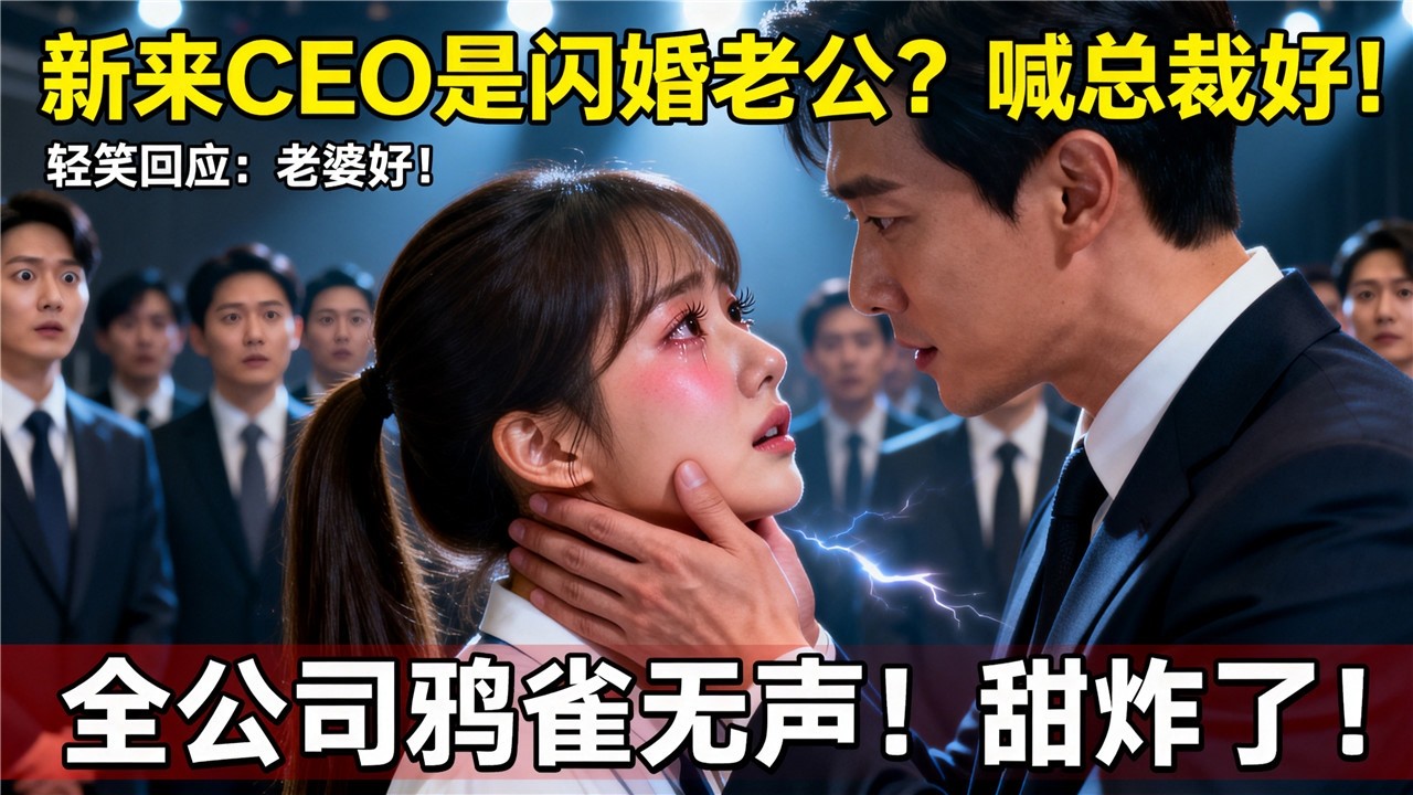 美国硅谷：新来的CEO竟是我闪婚老公！我慌张喊总裁好，他当众轻笑：老婆好！全公司鸦雀无声