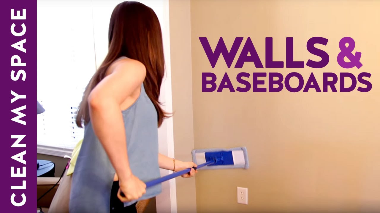 How to Clean Walls & Baseboards! (Clean My Space)
