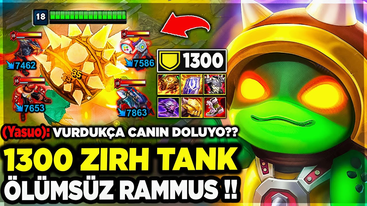 4 AD VS 1300 ZIRH RAMMUS !! HAYATLARININ HATASINI YAPTILAR 😂