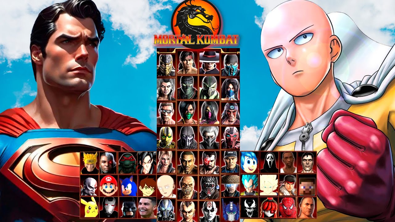 MORTAL KOMBAT 9 | SUPERMAN & SAITAMA  | HARD TAG LADDER | GAMEPLAY (4K60FPS)
