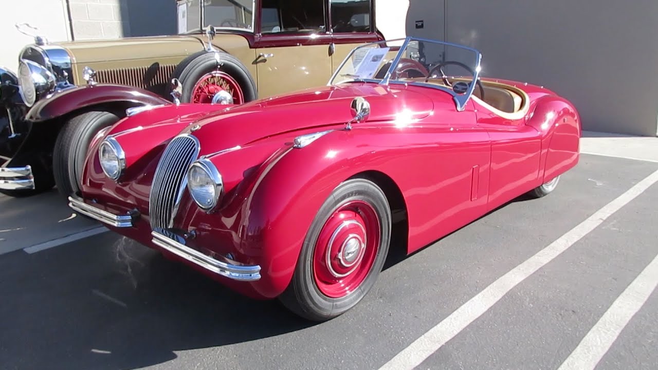 1952 Jaguar XK120 OTS (w/ startup)