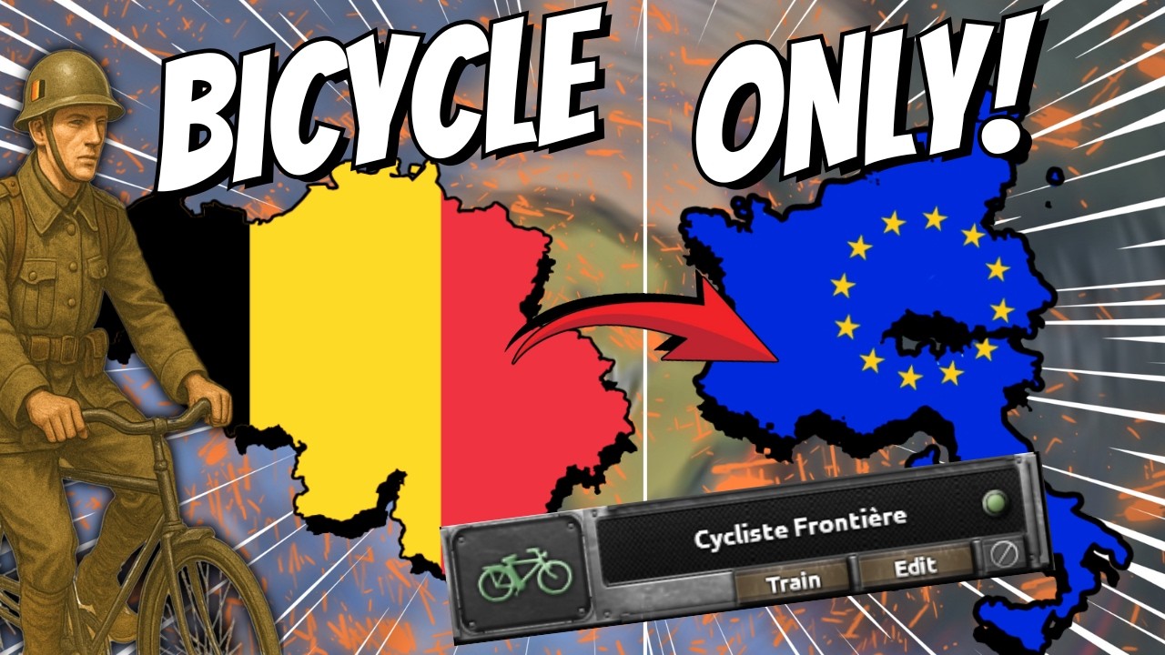 I Formed the EU Using ONLY Belgium&hellip; and Bicycles