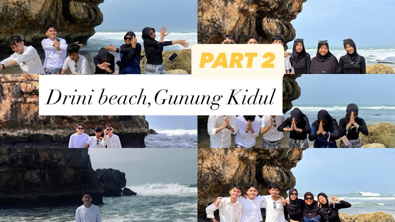 SEHARIAN DI PANTAI DRINI, GN KIDUL | EXPLORE JOGJA PART 2 !!!