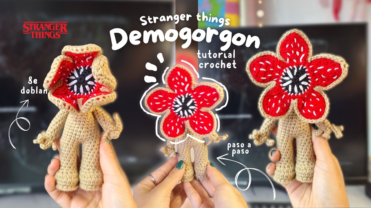  🧶👾 TUTORIAL amigurumi DEMOGORGON 🍁 Stranger things | paso a paso para principiantes 