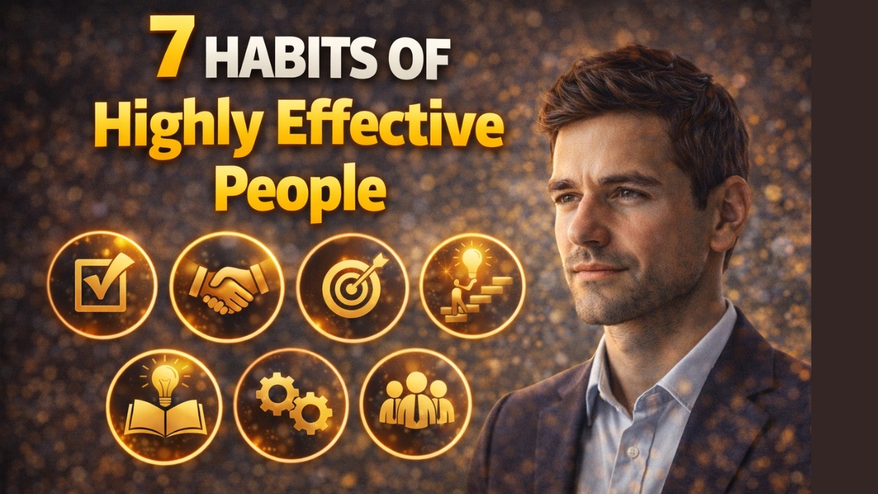🚀 7 Habits of Highly Effective People  (Proven for Success & Productivity)