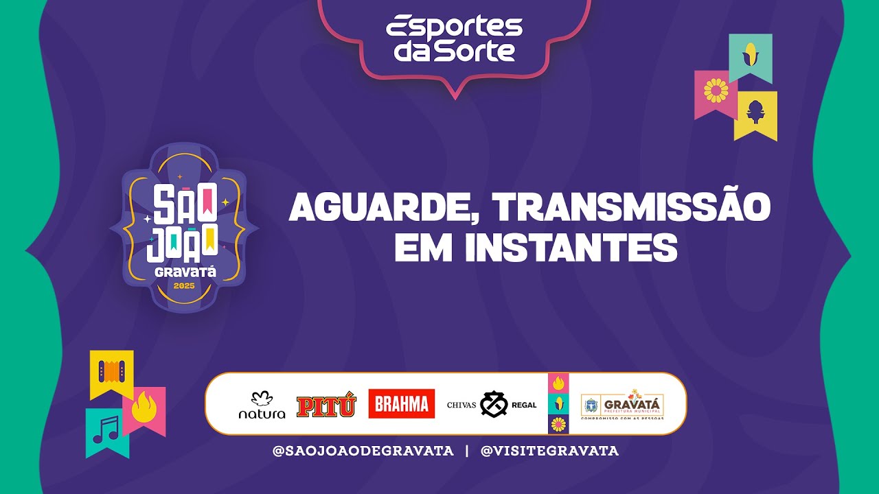 🔴 São João de Gravatá 2025  Sábado - 07/06