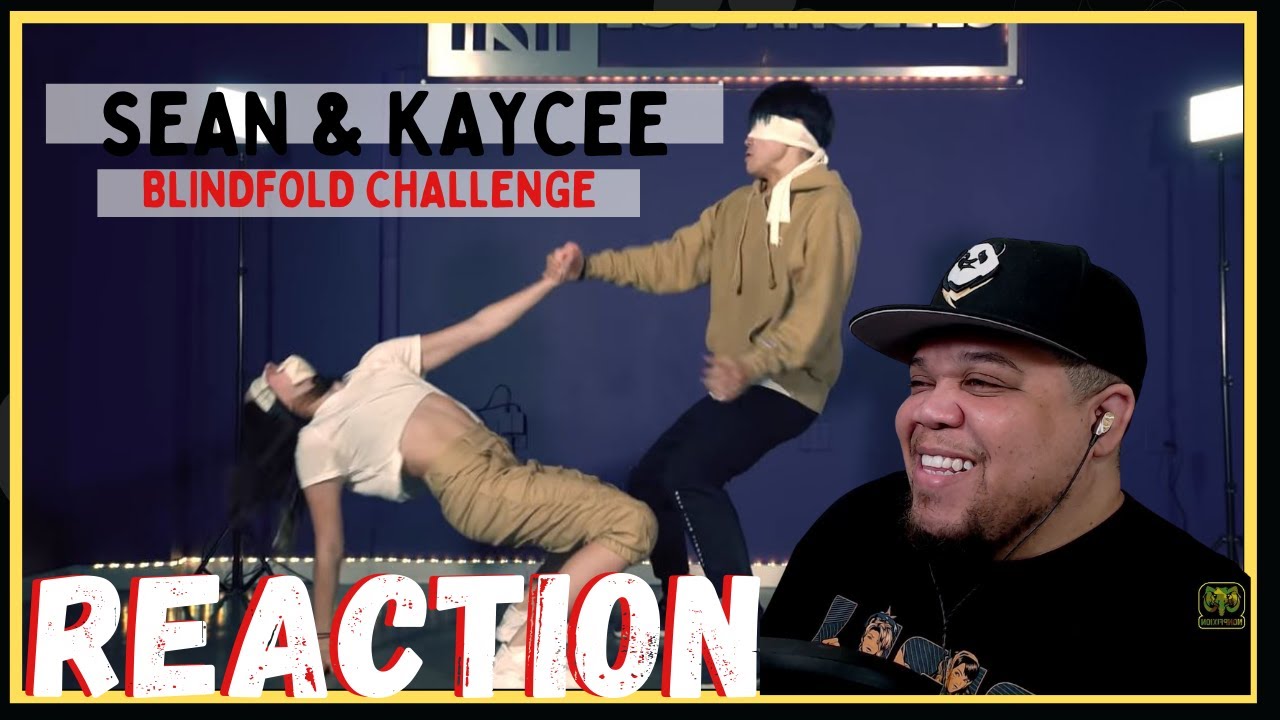 BLINDFOLD DANCE - CHALLENGE FT SEAN LEW & KAYCEE RICE | REACTION | NONPFIXION