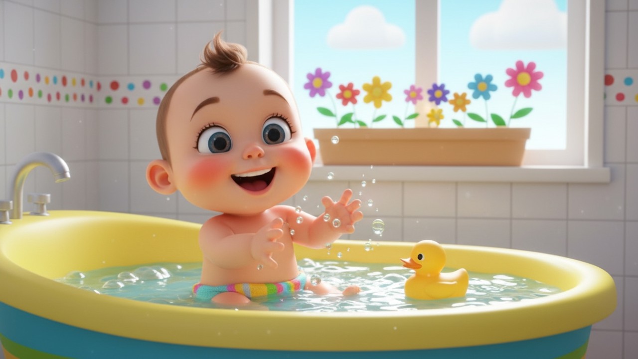 Burbujas Divertidas para el Baño 🛁🫧 | Canciones infantiles divertidas | Baby Song Español para Niños