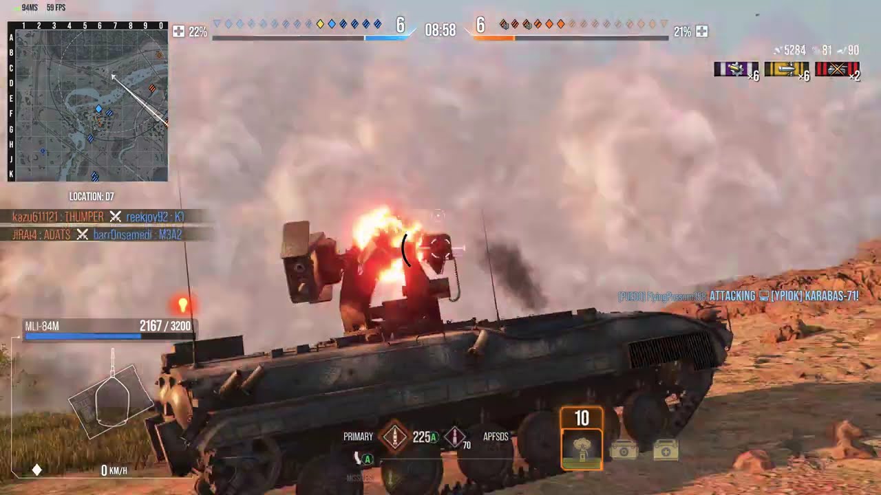 World Of Tanks Console MLI-84M 6 Kills