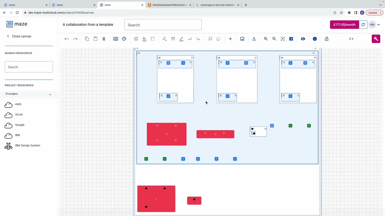 Increasing visibility of cloud cost with MAZE