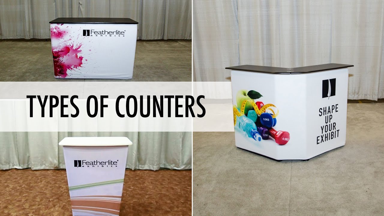 Counters for Your Trade Show Booth