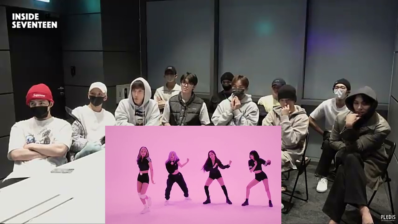 SEVENTEEN reagindo a Blackpink 💖