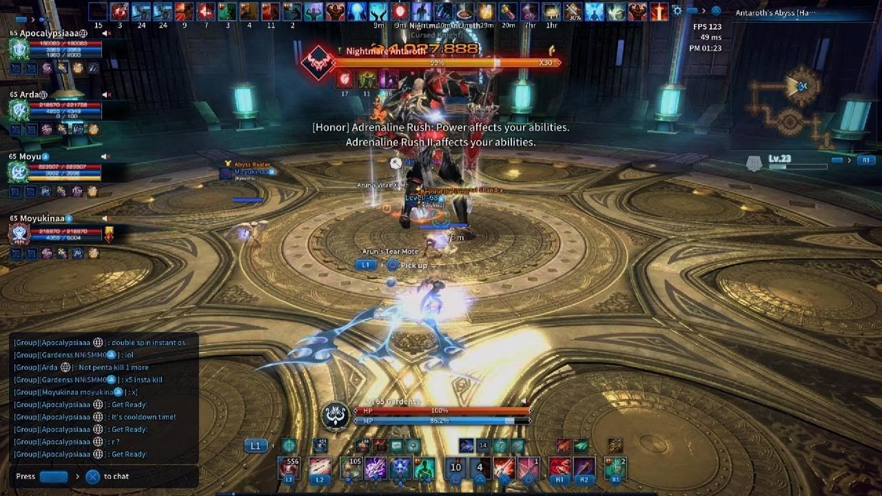 Tera Online | Archer aahm 3rd boss fun burst