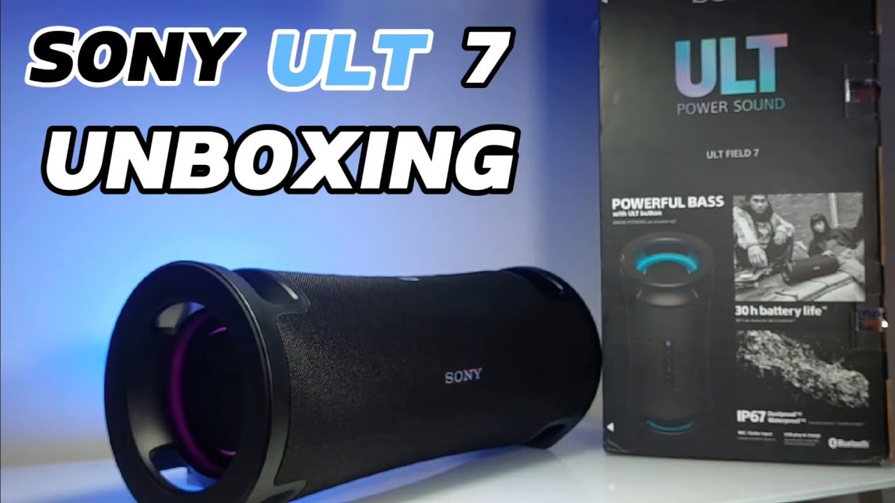 SONY ULT FIELD 7 UNBOXING [Y PRIMERAS  IMPRESIONES ]