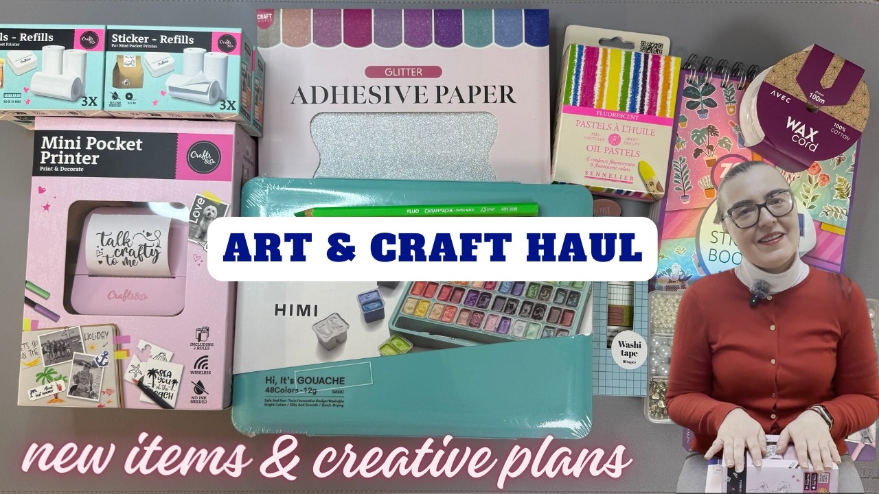 New Art&Craft Supplies Haul | Action, Amazon & Bösner | Let’s Get Creative!