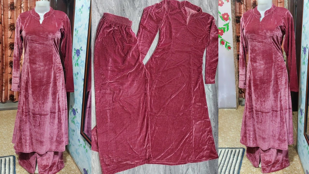 Princess Cut coat collar long kurti Cutting and stitching// coat collar kurti cutting and stitching