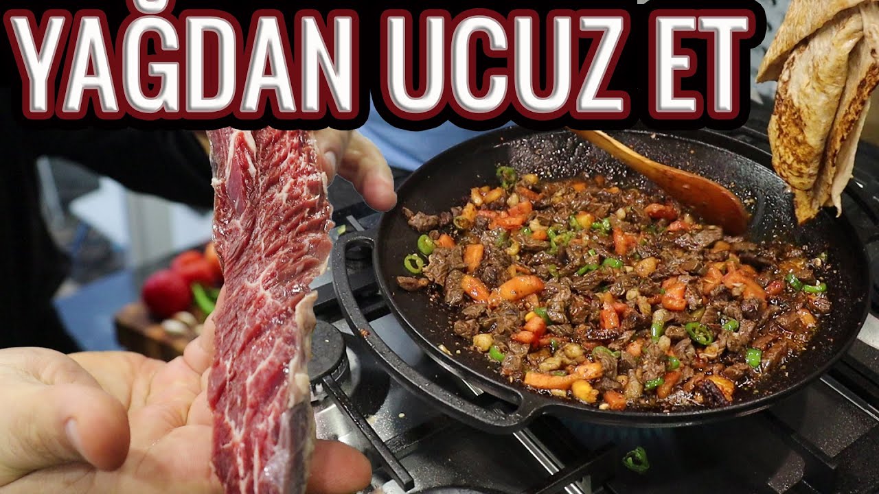 BU ET YAĞDAN UCUZ, 1 PORSİYON FİYATINA 1 KİLO ET (Hacı Babadan Sac Kavurma) Hacım Mutfakta